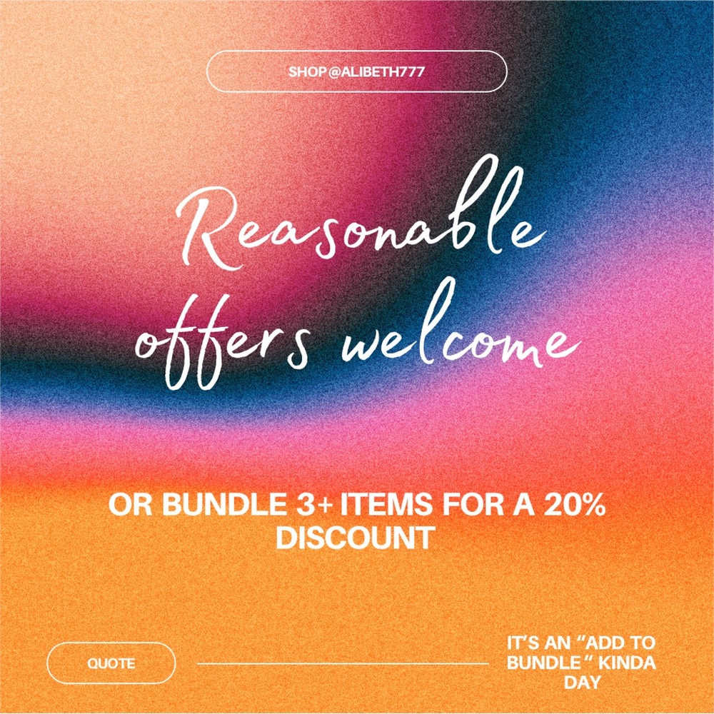 Bundle And Save!!!